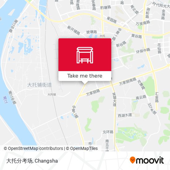 大托分考场 map