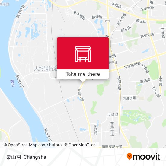 栗山村 map