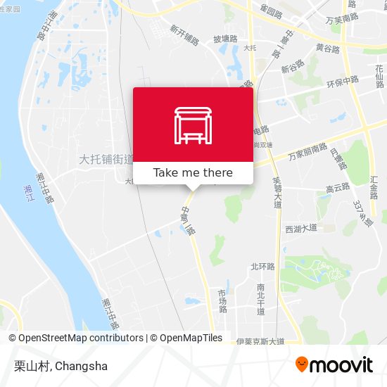 栗山村 map