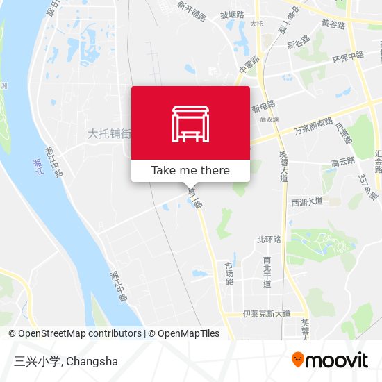 三兴小学 map