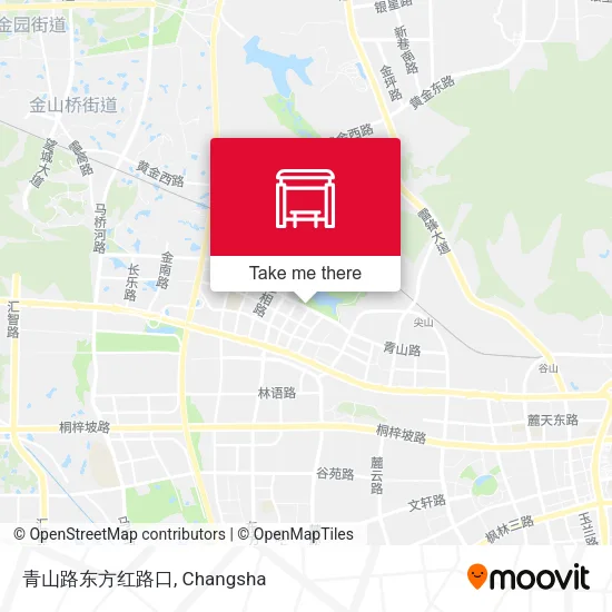 青山路东方红路口 map