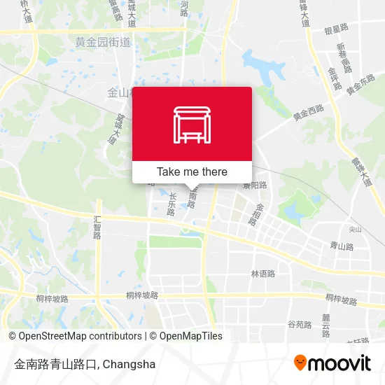 金南路青山路口 map