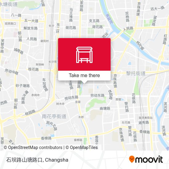 石坝路山塘路口 map