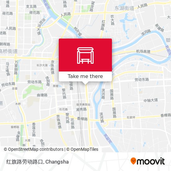 红旗路劳动路口 map