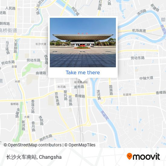 长沙火车南站 map