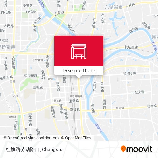 红旗路劳动路口 map
