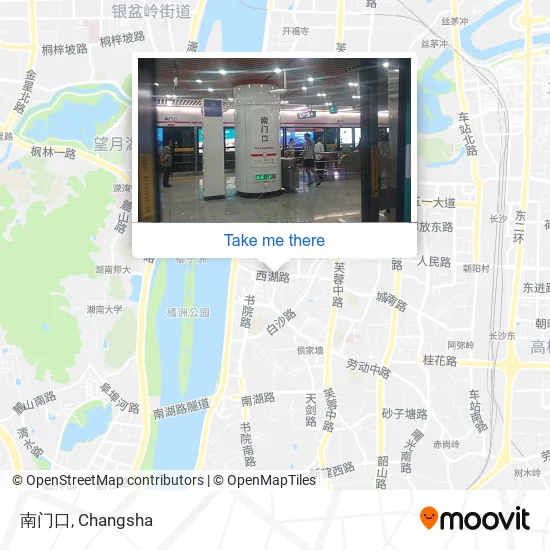 南门口 map