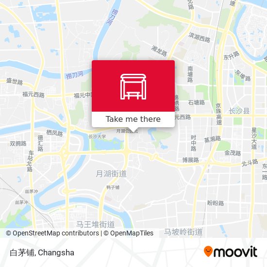 白茅铺 map