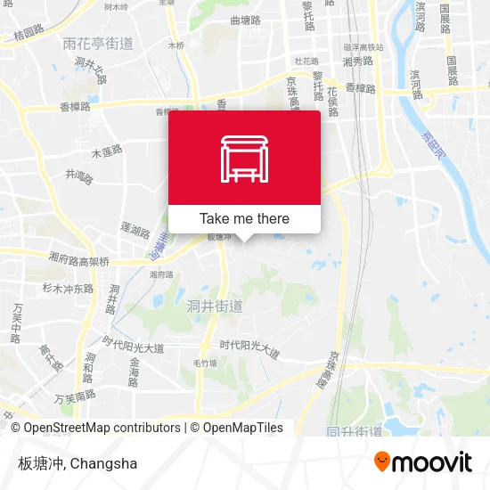板塘冲 map