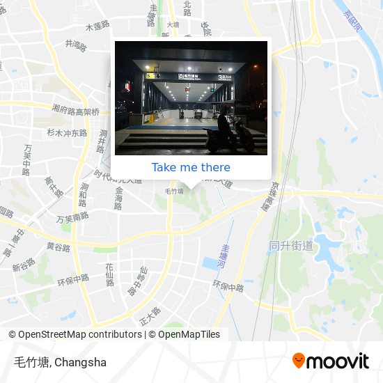 毛竹塘 map