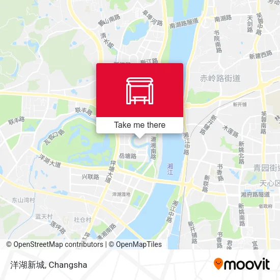 洋湖新城 map