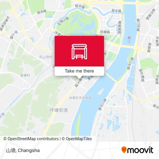 山塘 map