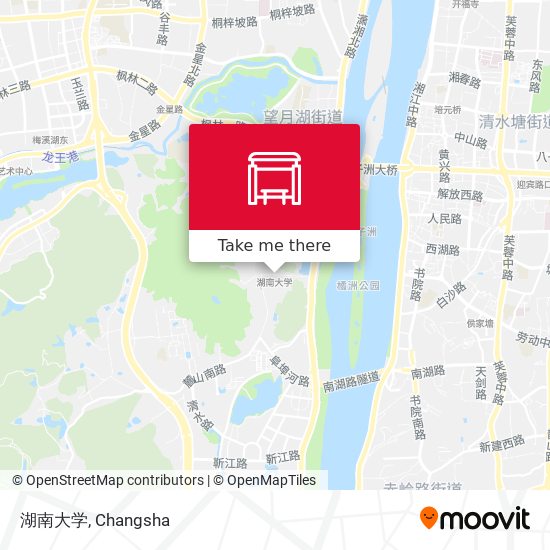 湖南大学 map