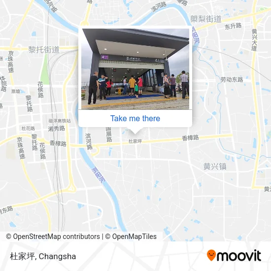 杜家坪 map