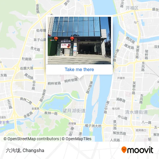 六沟垅 map