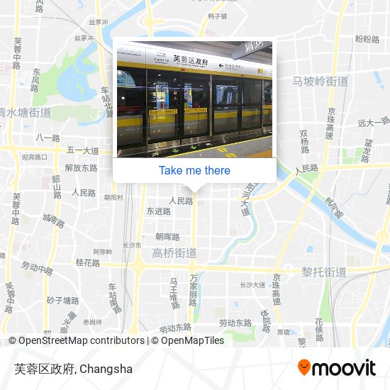 芙蓉区政府 map