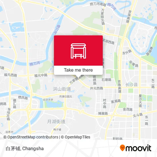 白茅铺 map