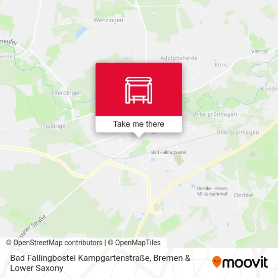 Карта Bad Fallingbostel Kampgartenstraße