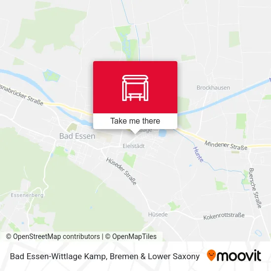 Bad Essen-Wittlage Kamp map