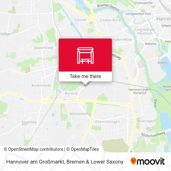 Карта Hannover am Großmarkt