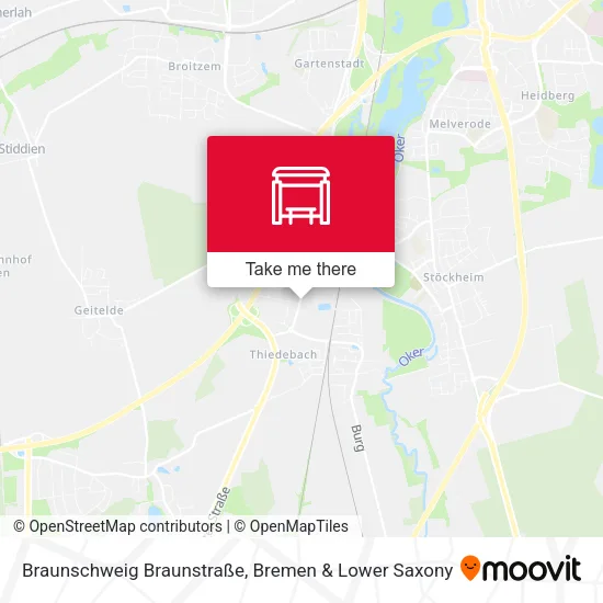 Карта Braunschweig Braunstraße
