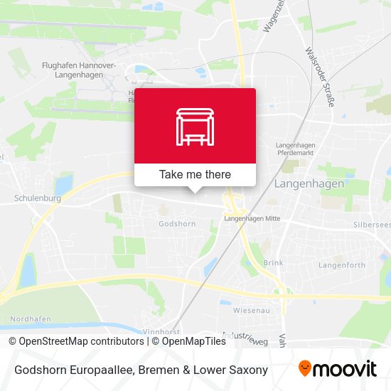 Godshorn Europaallee map