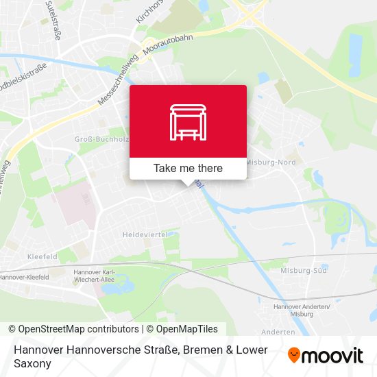 Hannover Hannoversche Straße map