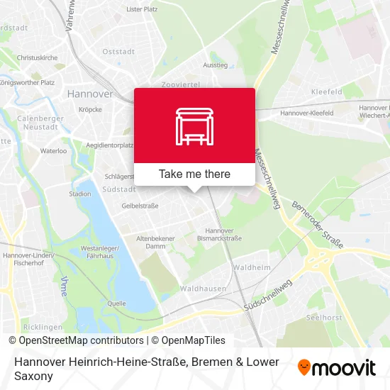 Карта Hannover Heinrich-Heine-Straße