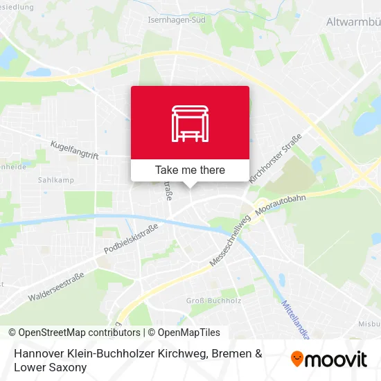 Карта Hannover Klein-Buchholzer Kirchweg