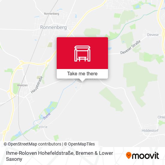 Ihme-Roloven Hohefeldstraße map