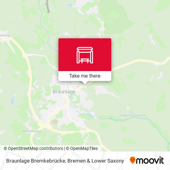 Braunlage Bremkebrücke map