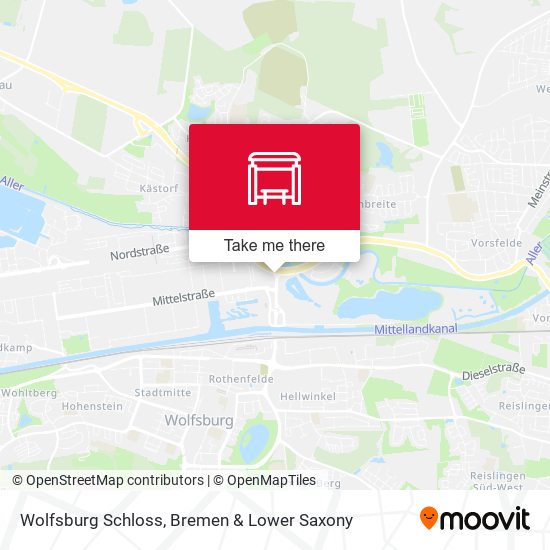 Wolfsburg Schloss map