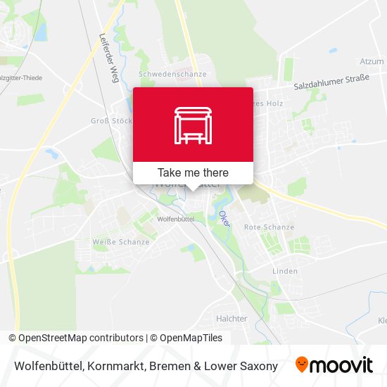 Wolfenbüttel, Kornmarkt map