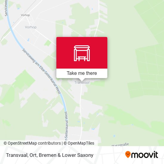 Transvaal, Ort map