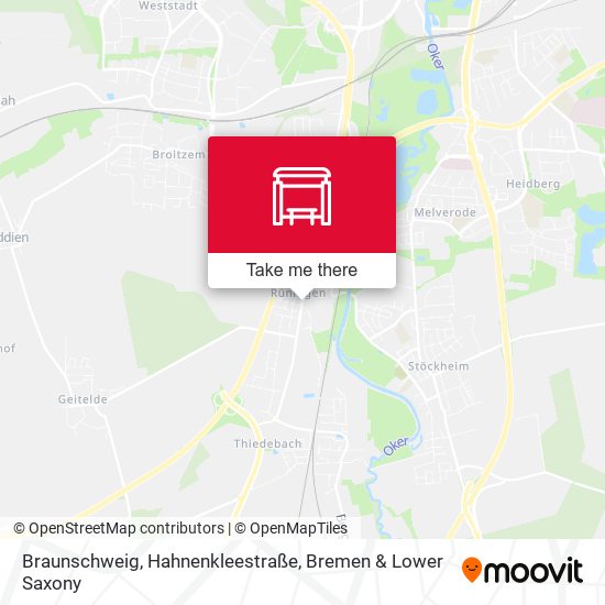Braunschweig, Hahnenkleestraße map
