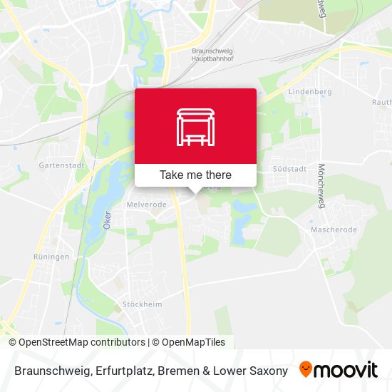 Braunschweig, Erfurtplatz map