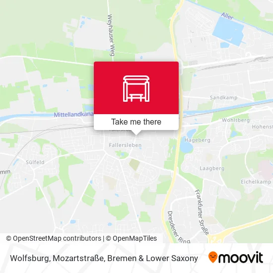 Карта Wolfsburg, Mozartstraße