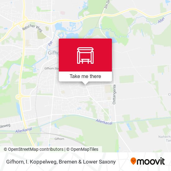 Gifhorn, I. Koppelweg map