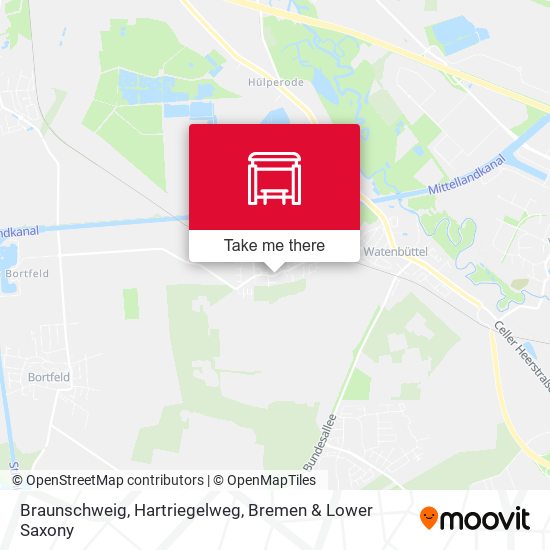 Braunschweig, Hartriegelweg map