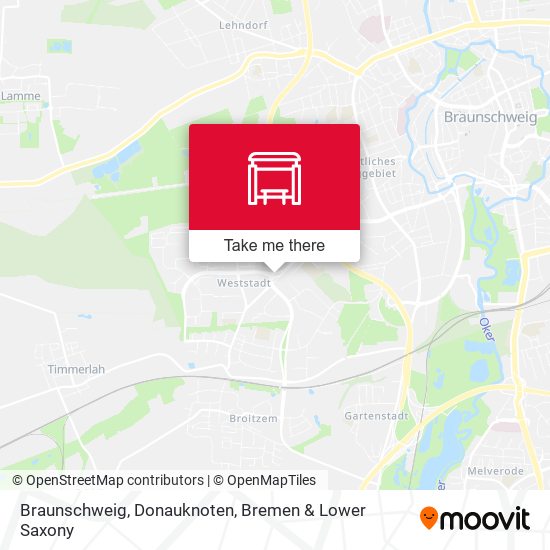 Braunschweig, Donauknoten map