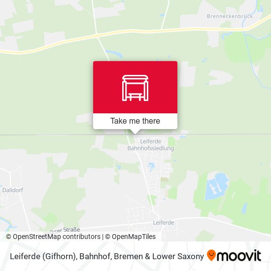 Leiferde (Gifhorn), Bahnhof map