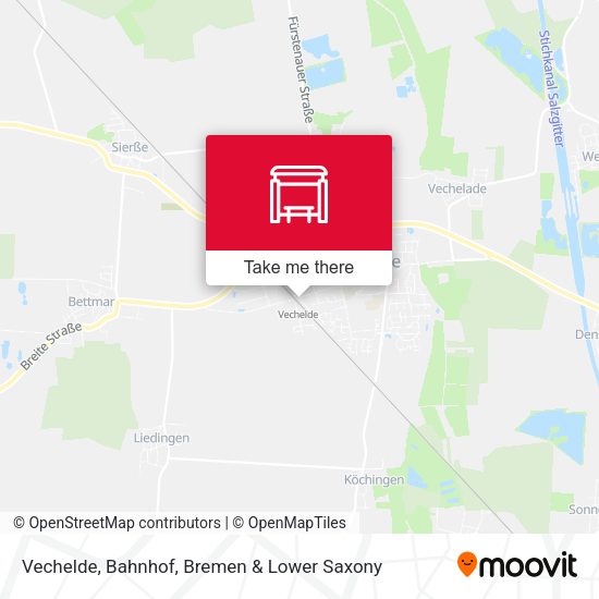 Vechelde, Bahnhof map