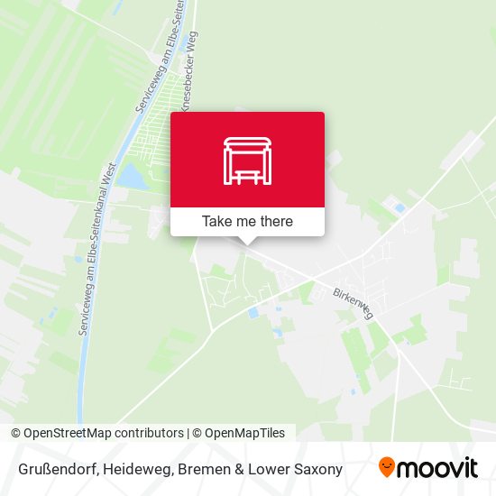 Grußendorf, Heideweg map