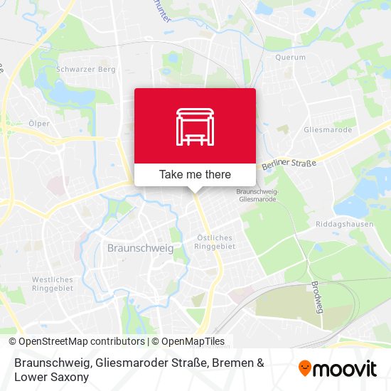 Braunschweig, Gliesmaroder Straße map