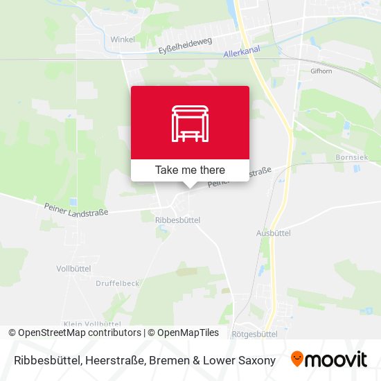Ribbesbüttel, Heerstraße map