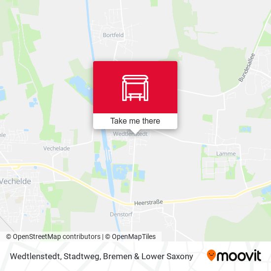 Wedtlenstedt, Stadtweg map
