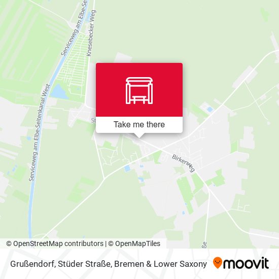 Grußendorf, Stüder Straße map