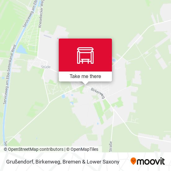 Grußendorf, Birkenweg map