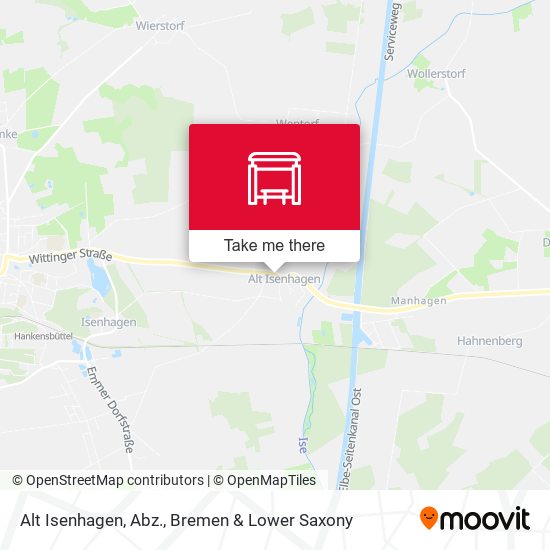 Alt Isenhagen, Abz. map