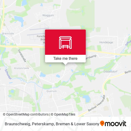 Braunschweig, Peterskamp map